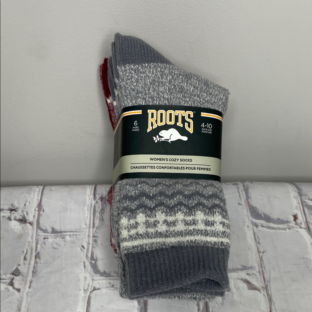 Roots Crew Cut Socks Pack of 6